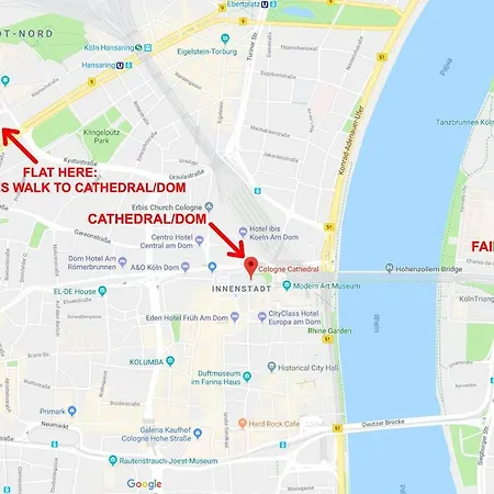 *** Comfortable 30m2 Studio Hansaring 19 *** Mediapark / Messe / Dom Appartamento Colonia