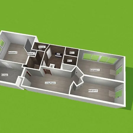 Appartement B49 - City&messe Cologne