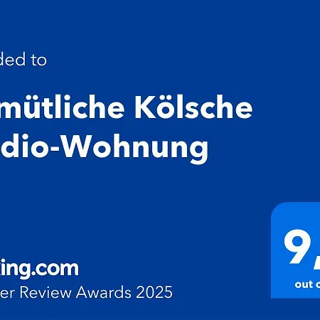 公寓 Gemuetliche Koelsche Studio-wohnung