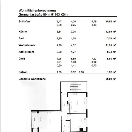 Apartment 2 Möbliert Zentrale Lage In Köln