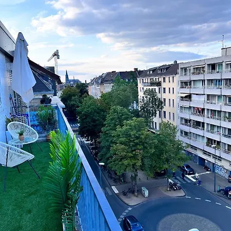Apartment Dani Stylish Minimal Innercity Terrace Cologne