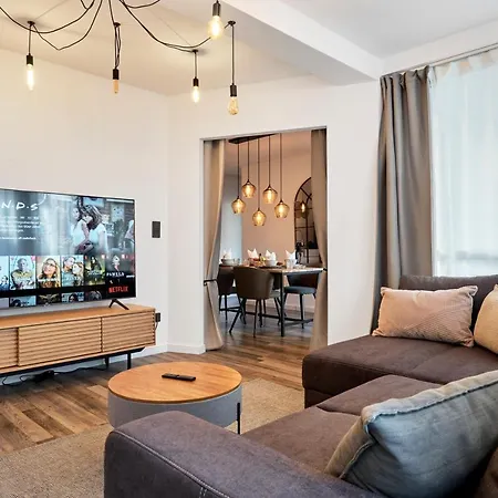Apartment Park Avenue - Design Friesenstrasse - 4 Pers - Wlan - Netflix - 65 Zoll Tv