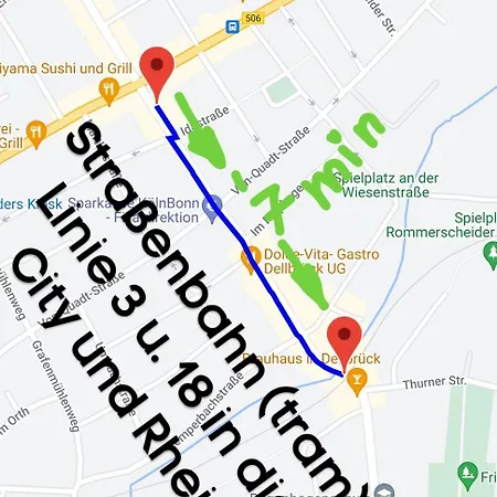 Komfort Citytrain Messe Business Erholung Wifi Mit Magentatv Bis 4 Pers Apartment *