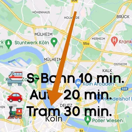Komfort Citytrain Messe Business Erholung Wifi Mit Magentatv Bis 4 Pers Cologne