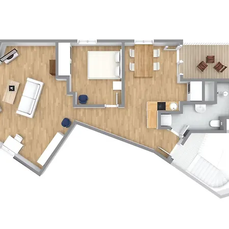 Grosse Dachgeschosswohnung Mit Balkon Im Belgischen Viertel Apartment Cologne