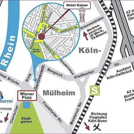 Kaiser Am Wiener Platz 3* Colonia