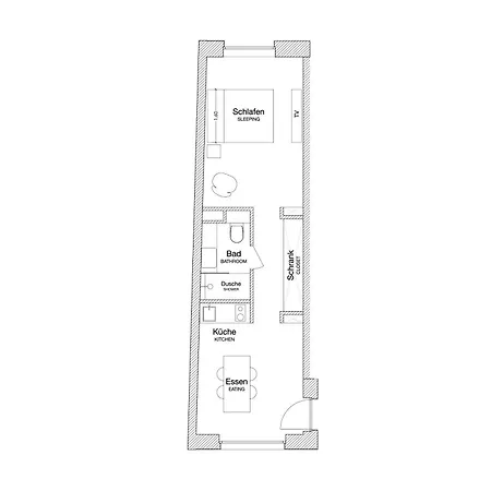 Ipartment Muelheim アパート ケルン