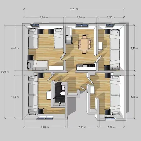 Beautiful Airportflats Near Apartment *