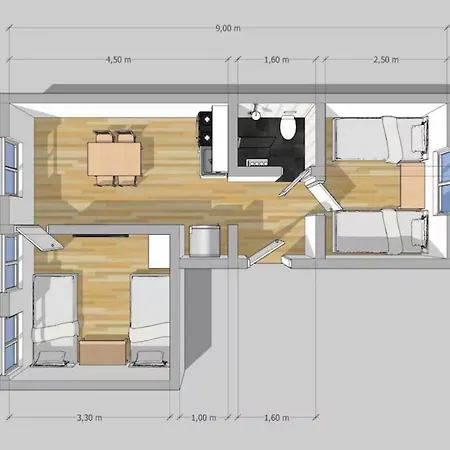 Apartment Beautiful Airportflats Near